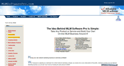 Desktop Screenshot of mlmsoftwarepro.com