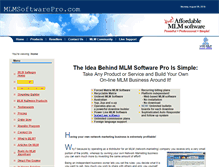 Tablet Screenshot of mlmsoftwarepro.com